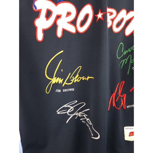 MVP NFL Pro Bowl Signature Series Football Jersey Size 52 Elway Montana Simpson - Picture 9 of 15